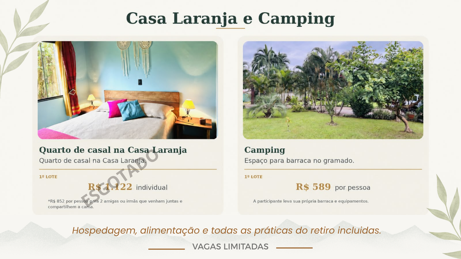 Casa Laranja e Camping