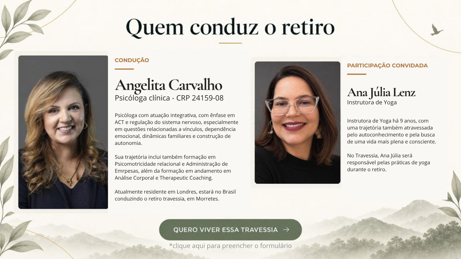 Quem conduz o retiro