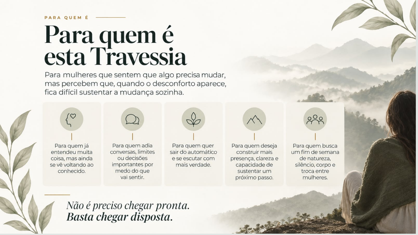 Para quem é esta Travessia